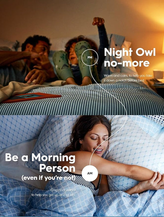 C by GE A19 C-Sleep Smart LED Light Bulb by GE Lighting, 2-Pack, Works with Alexa