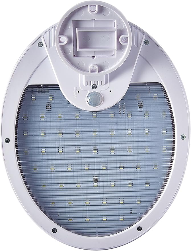 eLEDing Solar Lights Outdoor Super Bright 56 LED Solar Powered Motion Sensor Security Wall Lights with IP65 Waterproof & Rotatable Angle 0-80 Degree for Garage, Patio, Garden, Driveway, Yard