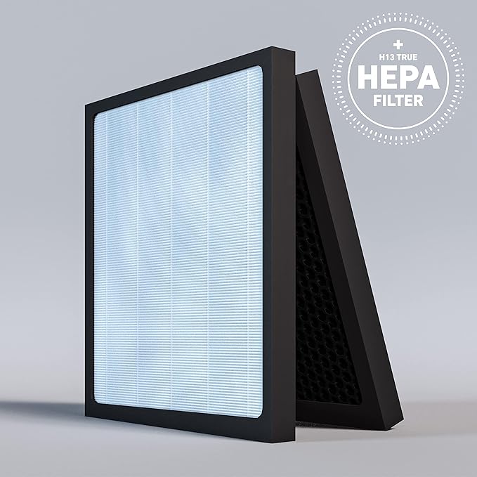 HATHASPACE Air Purifier HEPA Filter Replacement - Certified Filters for HSP001 Smart Purifiers - Easy to Install, Improved Air Quality - H13 True HEPA, 1 Pack