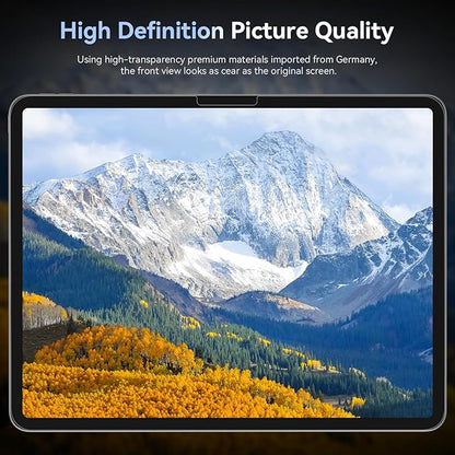 Privacy Screen Protector Compatible with iPad Pro 13 Inch M4/M5 [2024/2025 7/8th Gen], Anti Glare Blue Light Spy Filter Private, High Sensitive Bubble-Free Easy Install Black Security Screen Shield