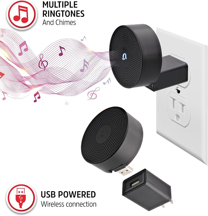 Energizer Smart 2K Doorbell & Chime, Wired Video Doorbell Security Camera, 2-Way Audio, Night Vision, Cloud & Micro SD Storage, Remote Access App, Motion Sensor, Live Viewing, Requires Existing Wires
