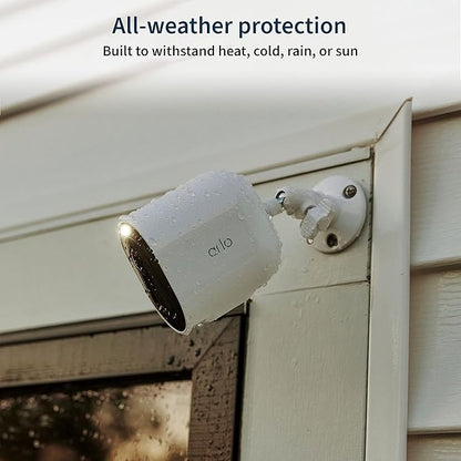 Arlo Pro 5S Spotlight Security Camera 2K HDR with Solar Panel Bundle | Outdoor | Wireless with Spotlight | Dual-Band Wi-Fi | 12X Zoom, Color Night Vision | Battery gets Charged with Solar Panel, White