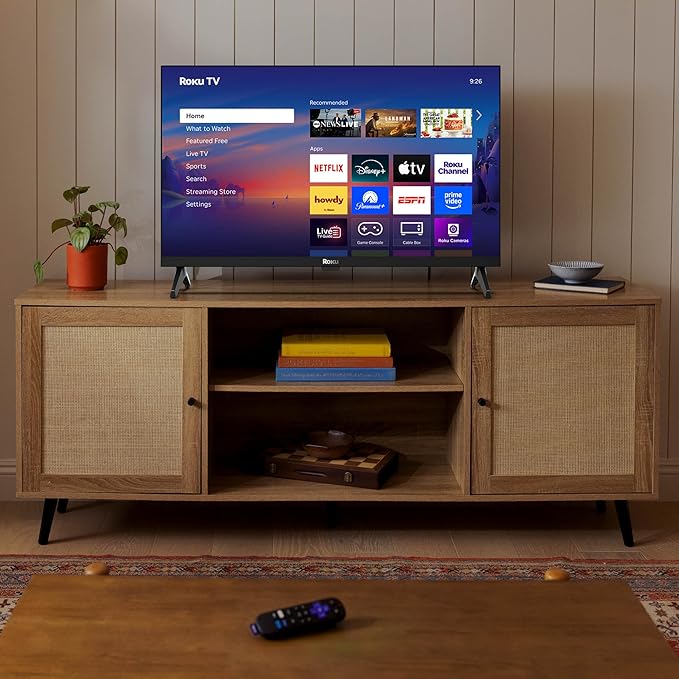 Roku Smart TV – 24-Inch Select Series, 720p HD TV – Roku TV with Voice Remote – Flat Screen LED Television with Wi-Fi for Streaming Live Local News, Sports, Family Entertainment