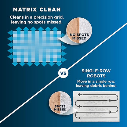 Shark Matrix Plus 2in1 Robot Vacuum & Mop with Sonic Mopping, Matrix Clean, Home Mapping, HEPA Bagless Self Empty Base, CleanEdge, for Pet Hair, Carpets and Hard Floors (Renewed)
