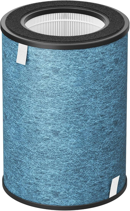 HP301 Replacement Filter Compatible with Shark HP302, HP301 Air Purifier NeverChange Max, HEPA Filter for HP305, HP300, HP200, HP201, HP202, HP232, HC501, AP1000, UA205 Air Purifiers, Part # HE3FKPET
