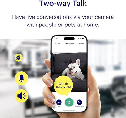 CANARY View: Indoor Security Camera | Home Monitoring, WiFi, Wide-Angle Lens, Motion Alerts, Compatible with Alexa & Google Home, Black