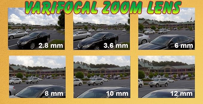 GW Security 16 Channel NVR 4K 8MP PoE 2.8-12mm Varifocal Zoom Security Camera System with 12 x 4K 8MP IP Microphone Waterproof Smart AI Bullet Camera, Face Recognition/Human/Vehicle Detection