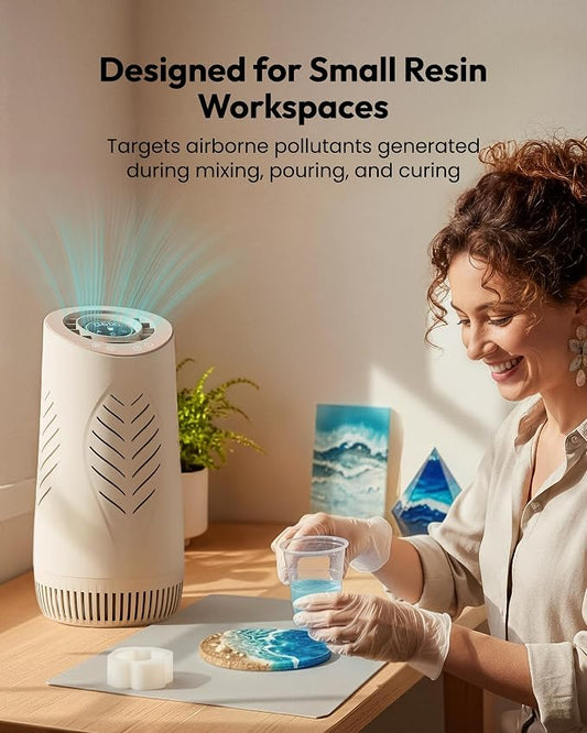 Resiners Resin Air Purifier with H13 True HEPA Filter for Epoxy Resin