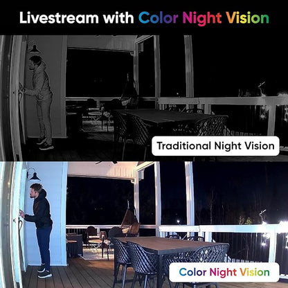 WYZE Cam OG Indoor/Outdoor 1080p Wi-Fi Smart Home Security Camera with Color Night Vision, Wired, Motion Detection, 2-Way Audio, Compatible with Alexa & Google, White (2-Pack), Free Expert Setup