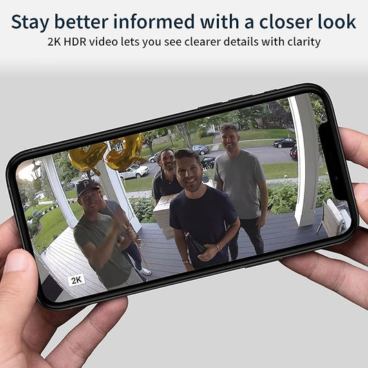 Arlo Pro 4 Spotlight Camera - 3 Pack - Wireless Security, 2K Video & HDR, Color Night Vision, 2 Way Audio, Wire-Free, Direct to WiFi No Hub Needed, White - VMC4350P