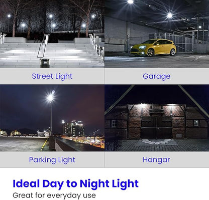 Feit Electric 125W LED Corn Cob Light Bulb, 15,000 Lumens, 5000K Daylight, 750W Equivalent, Mogul Base Adapter Included, 25,000 Hour Life, Energy Saving for Barns, Warehouses & Large Spaces
