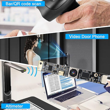 8mp Auto Focus USB Camera with Microphone Mini PC Camera for Computer 4K lightburn Camera for Laser Engraver Mini Strip Webcam Board CCTV USB Surveillance Camera for Raspberry Pi Laptop