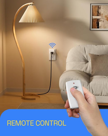HBN Remote Control Outlet Plug Remote Switch Outlet