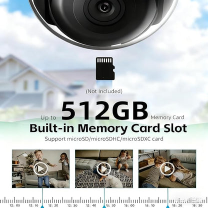 DS-2CD2183G2-I 4K 8MP Hik PoE Dome IP Camera Indoor Outdoor, Acusence, Human/Vehicle Detection, 98ft IR Night Vision, H.265+, IP67, 512GB microSD Card, 2.8mm Lens Hik-Connect APP