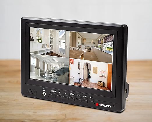 Triplett HDCM-4K Ultra-Compact 7-inch HD 4K Security Test Monitor with HDMI, Composite BNC-In/BNC-Out, and Component BNC