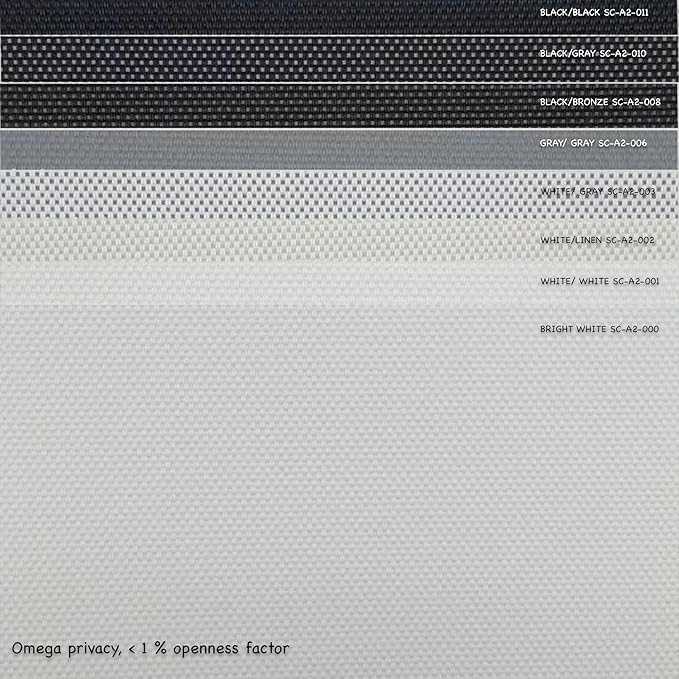 HILADUO Custom Motorized Light Filtering Roller Shades – Smart Electric Blinds Work with Apple Home, Alexa & Google Home, < 1% Openness Factor Fabric (20"-105" Width)