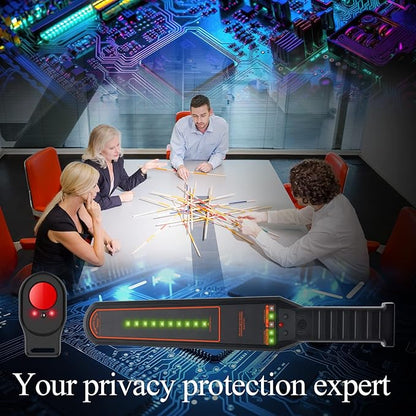 Hidden Camera Detector & Bug Detector, Portable RF Signal Scanner and Camera Finder for Travel, Hotel, Office, Vehicle and Privacy Protection