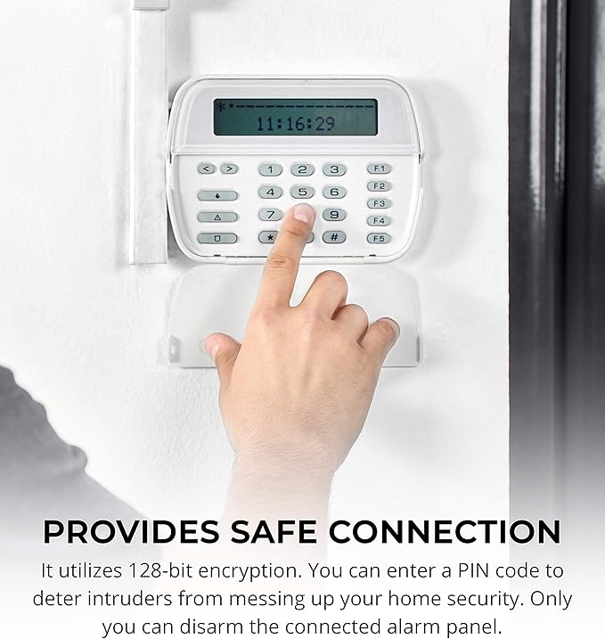 EyezOn Envisalink EVL-4EZR IP Security Interface Module for DSC and Honeywell (Ademco) Security Systems, Compatible with Alexa
