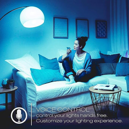 Sylvania Smart BR30 Soft White 8.5W LED Light Bulb for Apple HomeKit and Siri Voice Control, Dimmable, No Hub Required - 1 Pack (74987)
