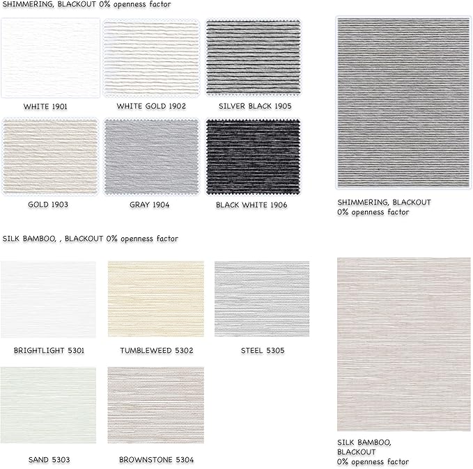 HILADUO Custom Motorized Blackout Roller Shades – Smart Electric Blinds Work with Apple Home, Alexa & Google Home – 100% Light Blocking Thermal for Bedroom (20"-105" Width)