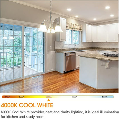 2 Pack 150 Watt Equivalent LED Bulb, Dimmable Super Bright Light Bulbs 2600LM, Cool White 4000K, A21 LED Light Bulb, E26 Standard Base, UL Listed, Damp Rated, LED Bulb for Living Room Bedroom Office
