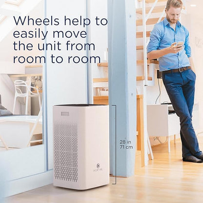 Medify MA-112 PRO Air Purifier with True HEPA H13 Filter | 5,948 ft² Extra Large Coverage in 1hr for Smoke, Wildfire, Odors, Pollution, Allergies, Pets | 99.97% Particle Removal 0.1-0.3 Microns