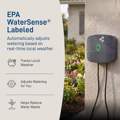 Orbit B-hyve XR Smart Sprinkler Timer - 8-Zone - WiFi-Enabled Indoor/Outdoor Irrigation Controller - App Control - Weatherproof Watering System - Multi Zone - Custom Programs - 57985
