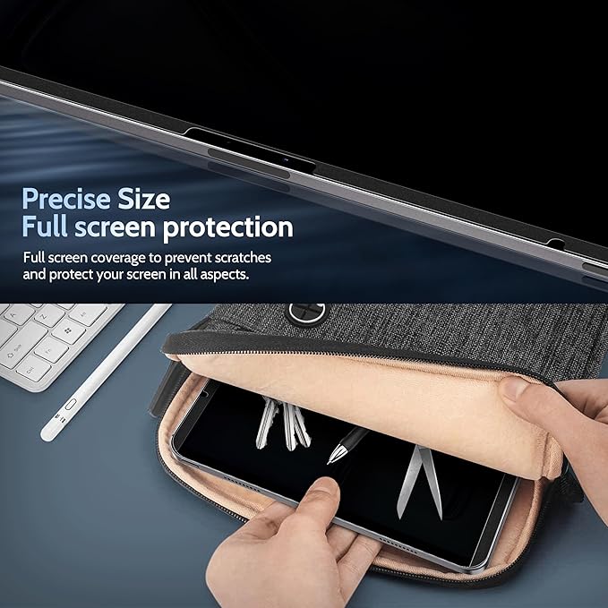 Peslv 4-Way Magnetic Privacy Screen for iPad Air 13 Inch (2024-2026, M2 M3 M4), Removable 360 Spy Private Filter, Anti Blue Light Glare Bubble-Free Easy Install Black Screen Protector