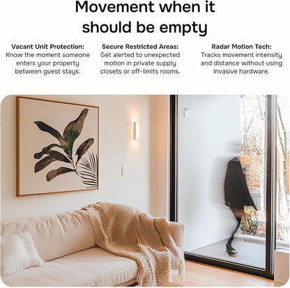 Layla Noise Monitor for Airbnb & Vacation Rentals | AI Occupancy & Noise Sensor, Party Detector, Instant Alerts & Quiet Hours | Privacy-Safe | Pay Once, No Subscription