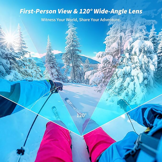 Upgraded 1080P Mini Body Camera with 64GB Card, Sports Action Cameras, Hands-Free Body Cam with Magnetic Back Clip, Mini POV Camera for Cycling Vlogging Travel