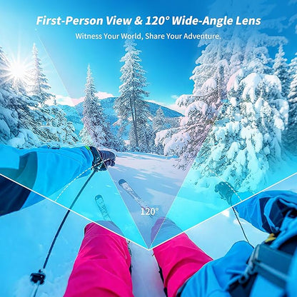 Upgraded 1080P Mini Body Camera with 64GB Card, Sports Action Cameras, Hands-Free Body Cam with Magnetic Back Clip, Mini POV Camera for Cycling Vlogging Travel
