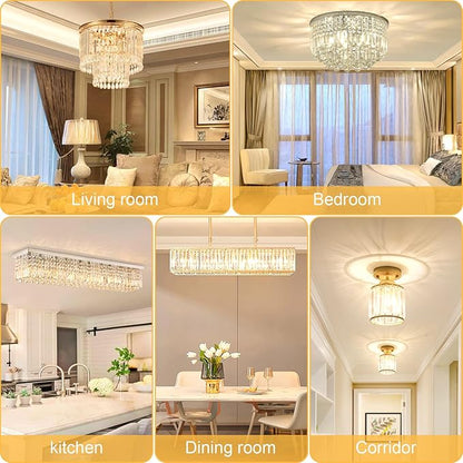 G9 Led Bulb,6W(60W Halogen Bulb Replacement), Chandelier Light Bulbs,88 LEDs,Warm White 3000K,Non-dimmable,G9 Bi Pin Base,360° Transparent Plastic,550LM,Pack of 6