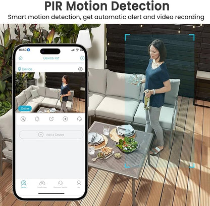 4K Spy Camera, True Wireless Hidden Camera, 2.4G WiFi Needed, Spy Cam Home, 30-Day Standby, Portable Cordless Security Camera with Cloud/SD Storage, Auto Night Vision, More Precise Motion Detection