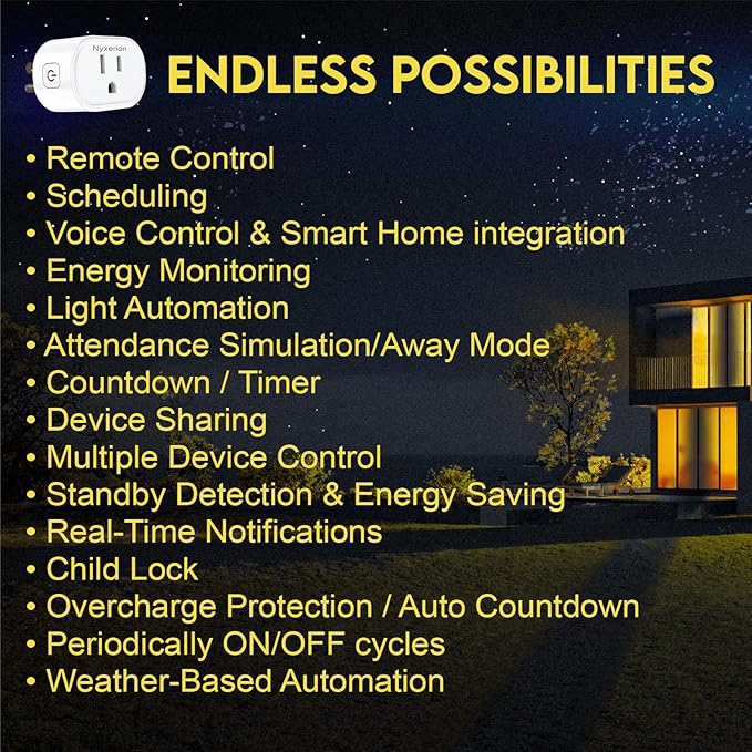 Attendance Simulator Home Security Light HS2Pro Black & Smart Plug BSD11 - Bundle