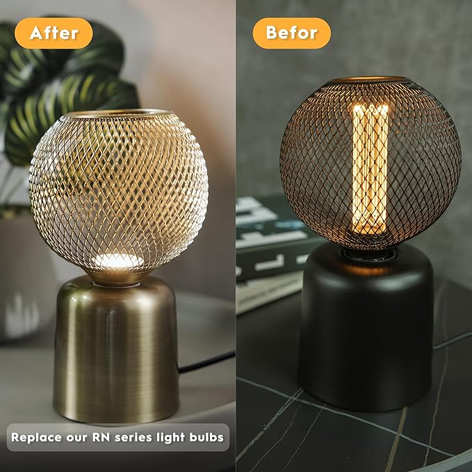 E26 LED Bulb 40W Equivalent, Uses 3.5 Watt 3000K Warm White, Mini Spotlight Indoor with Dimmable 220 Lumens, Filament-Free Small Edison Bulbs, LED Lights for Bedroom, Ceiling Fixtures, 2 Pack