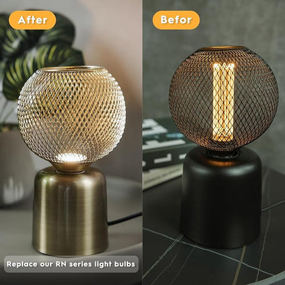 E26 LED Bulb 40W Equivalent, Uses 3.5 Watt 3000K Warm White, Mini Spotlight Indoor with Dimmable 220 Lumens, Filament-Free Small Edison Bulbs, LED Lights for Bedroom, Ceiling Fixtures, 2 Pack