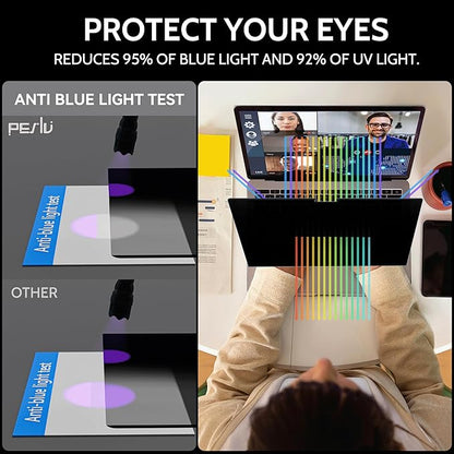 Peslv Magnetic 4 Way Privacy Screen for Macbook Pro 14 Inch (2021-2026, M1, M2, M3, M4, M5), Removable Matte Anti Glare Blue Light Protector, 360 Private Security Filter for Mac Laptop Computer