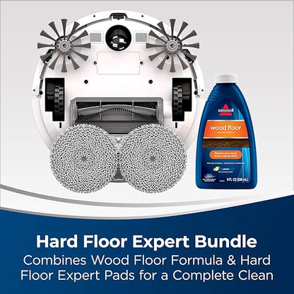 BISSELL SpinWave Hard Floor Expert Wet and Dry Robot Vacuum, 3115 (Renewed)