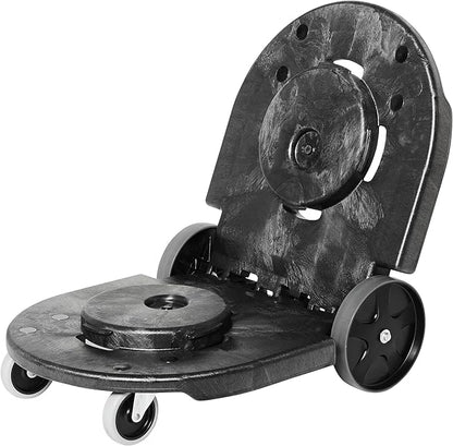 Rubbermaid Commercial Products Dolly for BRUTE Trash Can Wheels Black for Restaurants/Back of House/Offices/Warehouses/Airports/Commercial Environments