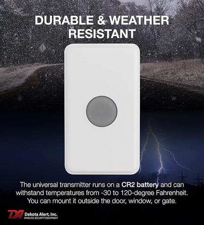Dakota Alert UTDCR-4000 Wireless Doorbell & Mailbox Alert System, 1-Mile