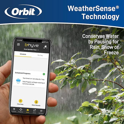 Orbit 57915 B-hyve 4-Zone Indoor Smart Sprinkler Controller,(Pack of 3)
