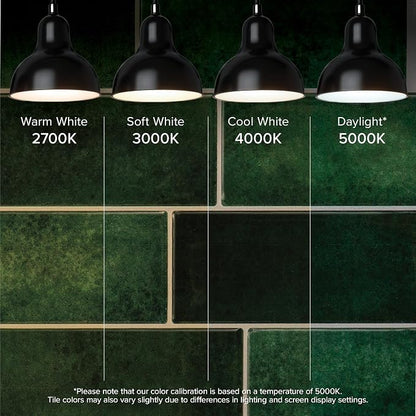 Smart Tiles Peel and Stick backsplash, Subway Emerald Green, 11.55"x8.38" | Pack of 5 (2.8 sq ft), Glossy, Heat/Moisture Resistant, Low VOC, Kitchen/Bathroom, Renter Friendly, Made in Canada