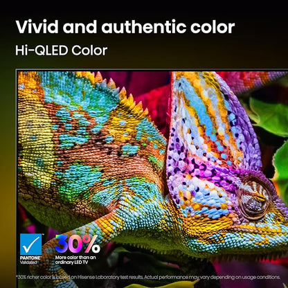 Hisense 100" U7 Mini-LED ULED 4K UHD Best Premium Gaming Smart Google TV (100U7SG, 2026 New) - Hi-QLED, Native 165Hz, VRR 288, High Brightness, HDR10+, Dolby Vision IQ·Atmos, IMAX Enhanced, 2.1.2 Ch