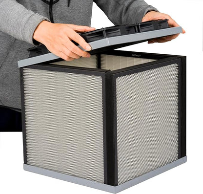 3Pro, Air purifer for house up to 3100ft2, CADR super large 413cfm, collapsible and portable, can be packed into a 20" suitcase.