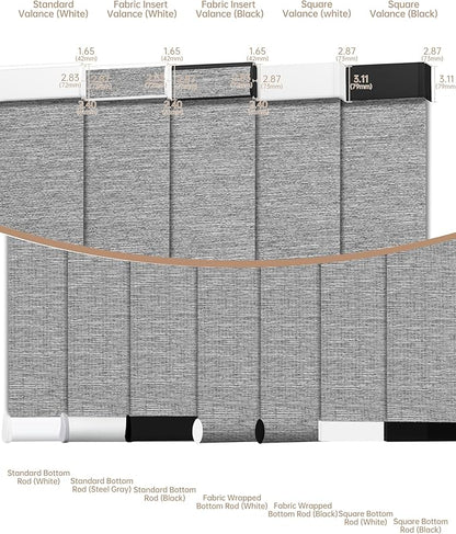 Kincmo Motorized Blinds with Remote, Light Filtering Roller Shades Work with Apple Homekit,Alexa,Google Home, Custom Electric Blinds with App,Voice Control (75% Blackout Dreamy Dark Grey)