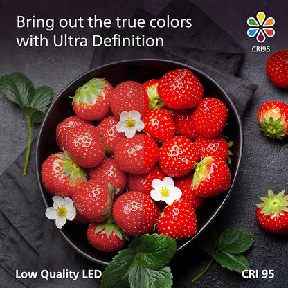 Philips LED 100W A19 8-Pack Ultra Definition (2700K) 1500 Lumen (11.5W = 100W) Dimmable Frosted Flicker-Free Light Bulbs