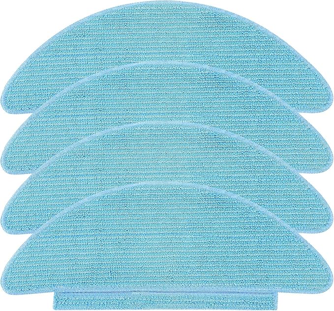 Lubluelu 4 Pack Vacuum Mop Cloth Pads Replacement SL60D, SL61 and SL60W Robot Vacuum, Reusable Microfiber Soft Pad