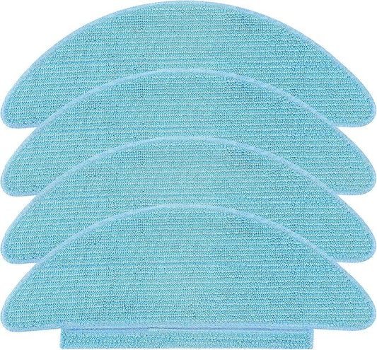 Lubluelu 4 Pack Vacuum Mop Cloth Pads Replacement SL60D, SL61 and SL60W Robot Vacuum, Reusable Microfiber Soft Pad