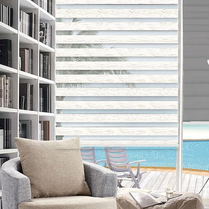 Light Filtering Motorized Zebra/Roller Shades – LightFiltering-Scapes B1 Series Smart Remote Control Window Blinds