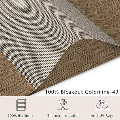 Bringnox Smart Motorized Zebra Roller Blinds - 85% Blackout, Remote Control, Works with HomeKit, Google Home & Alexa via Hub, Custom Size